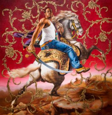 Kehinde Wiley, Officer Of The Hussars, 2007.
